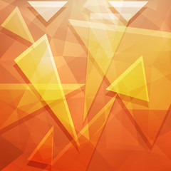 Background with abstract 3D shapes