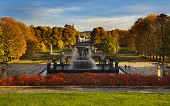 Vigeland Park or Frogner Park (Norwegian: Frognerparken), Oslo,