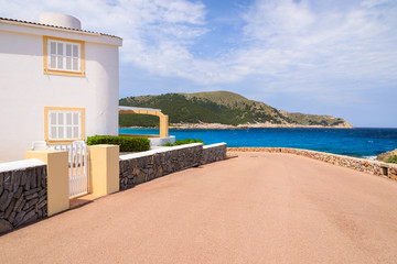 Obraz premium Holiday apartments in Cala Ratjada village, Majorca island