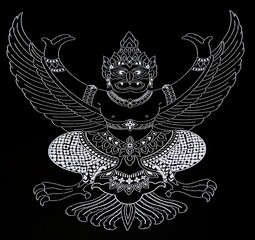 Obraz premium garuda on the wall