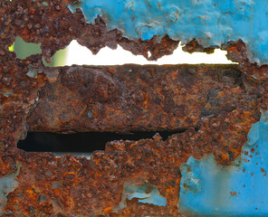 Rusty surface texture