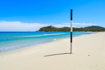 Obraz na płótnie Canvas White sand Porto Giunco beach, Sardinia island, Italy