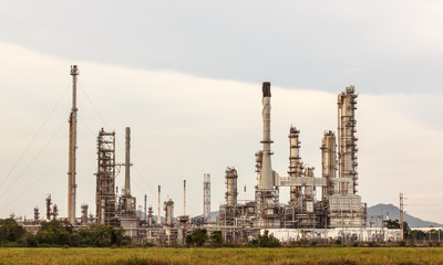Fototapeta na wymiar Petrochemical plant, Refinery