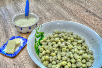 gnocchi, butter and parmesan