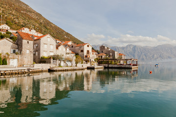 Fototapeta na wymiar Perast city, Montenegro