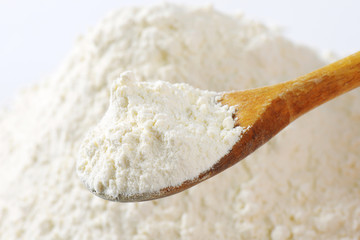 Pile of wheat flour
