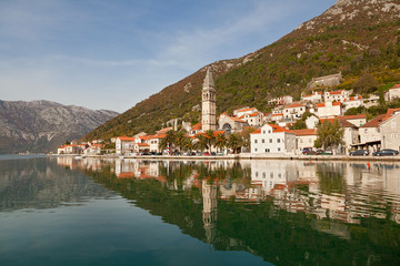 Fototapeta na wymiar Perast city, Montenegro