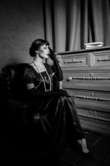 Retro Vintage fashion girl