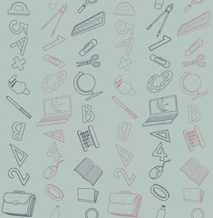 Seamless texture with abstract pattern on education or business.