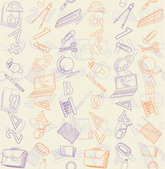 Seamless texture with abstract pattern on education or business.