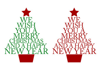 wishes for christmas - greeting card