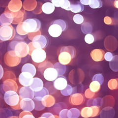 warm bokeh lights, squuare format abstract background