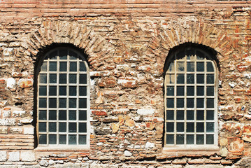 windows of hagia irene church
