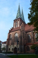 Fototapeta na wymiar Nikolaikirche, église désacralisée à Berlin