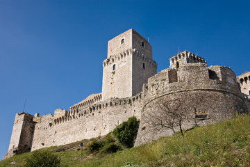 Fototapeta na wymiar Castle, Assisi, Umbria