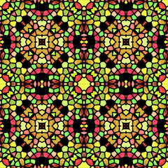 Old mosaic in colors texture