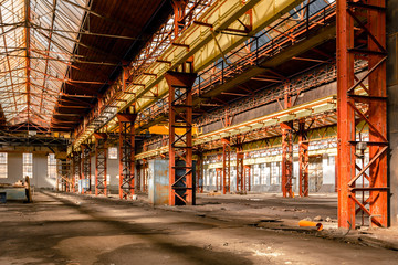 Electricity distribution hall in metal industry