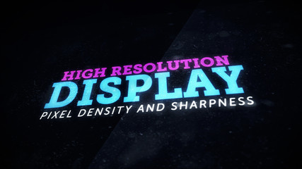 Sharp high resolution display device