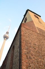 Fernsehturm et Marienkirche, Berlin 