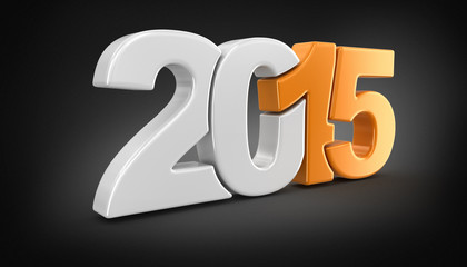 New Year 2015 (clipping path included)