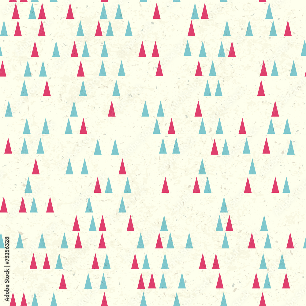 Aufkleber christmas tree seamless pattern. vector