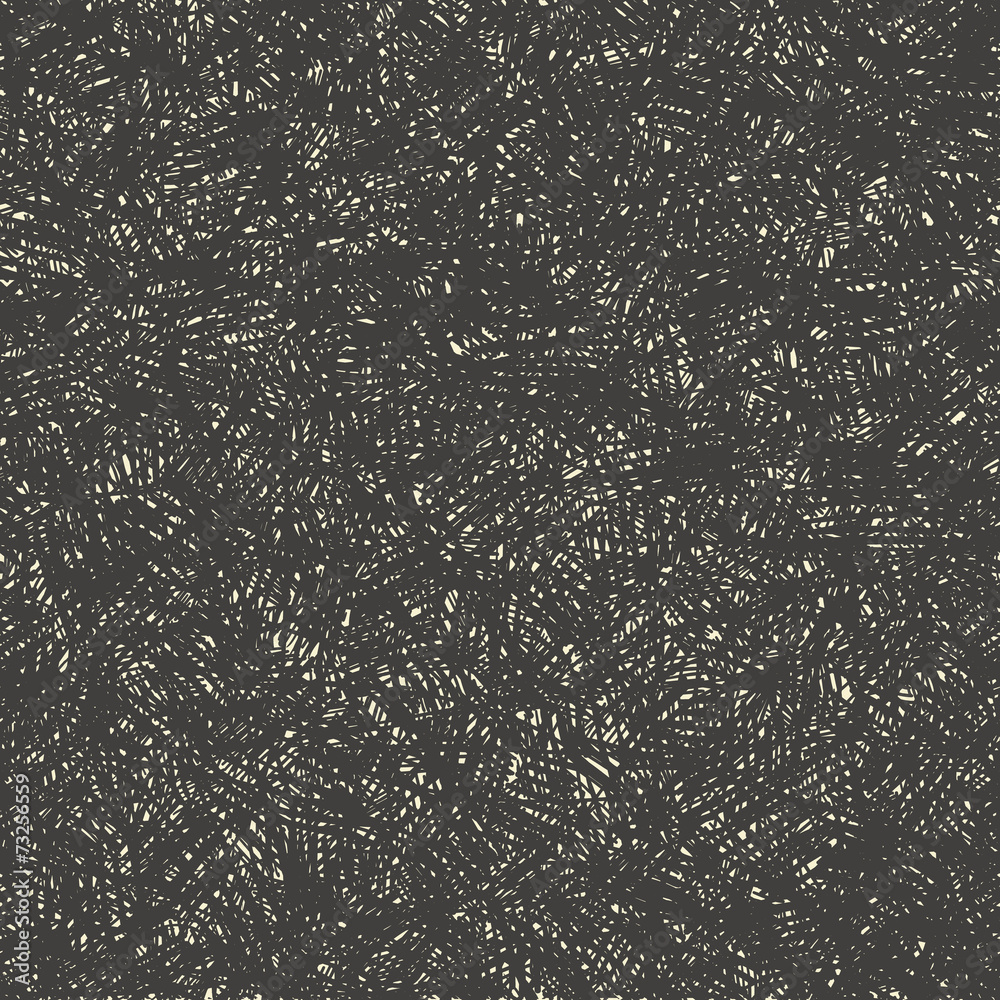 Poster Dark scribble seamless pattern. Vector