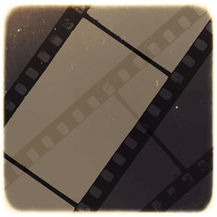 Obraz premium Old Filmstrip Abstract Background. Vector
