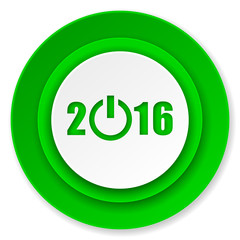 new year 2016 icon, new years symbol