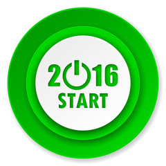 new year 2016 icon, new years symbol