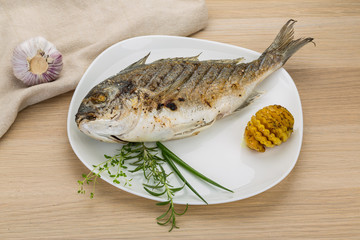 Grilled dorado