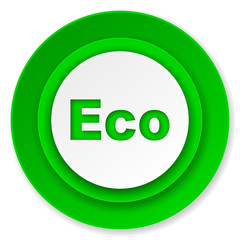 eco icon, ecological sign