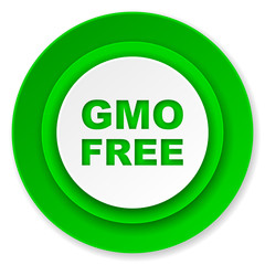 gmo free icon, no gmo sign