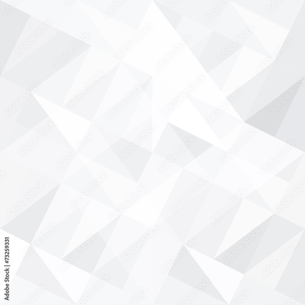 Poster Abstract white background with triangles. Vector.
