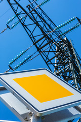 Stromasten einer Hochspannungsleitung