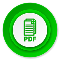 pdf icon, pdf file sign