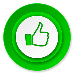 like icon, thumb up sign