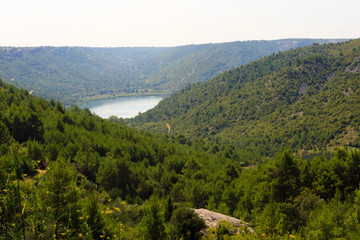 Fototapeta na wymiar Nationalpark Krka - Roški Slap