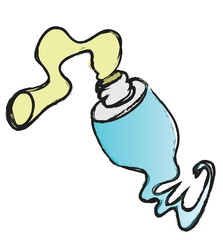 toothpaste doodle