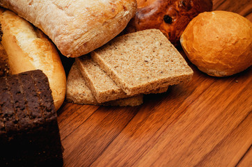 different sorts of bread