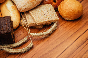 different sorts of bread
