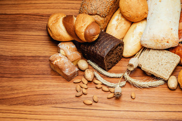 different sorts of bread