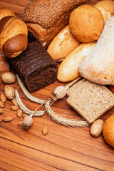 Obraz na płótnie Canvas different sorts of bread
