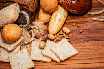 different sorts of bread