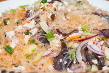 Thai noodles with vegetables