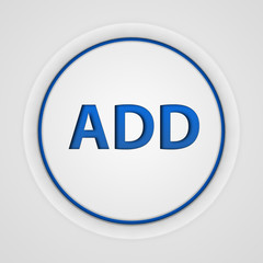 add circular icon on white background