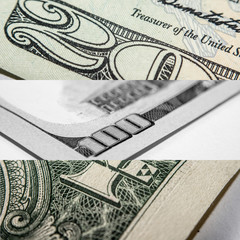 US dollar bill composition