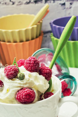 milk cream frozen dessert