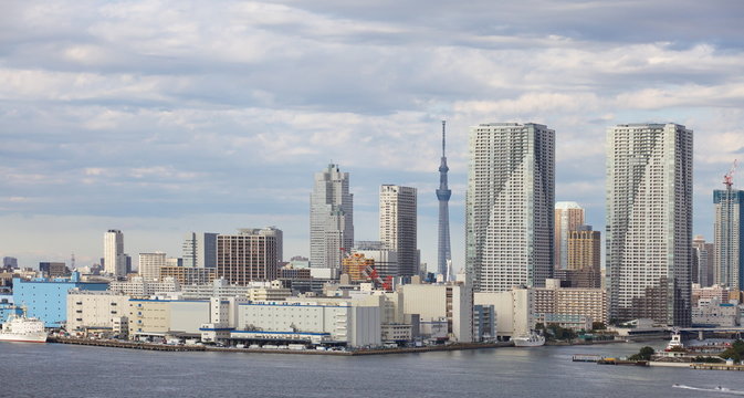 Tokyo city view with Tokyo sky tree