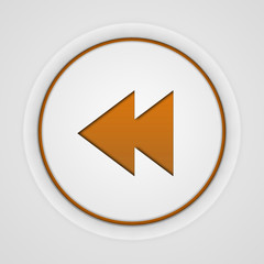 scroll circular icon on white background