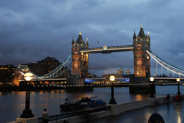 Naklejka premium City of London and Tower Bridge